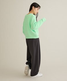 CRAFT STANDARD BOUTIQUE レースボーダーニットプルオーバー