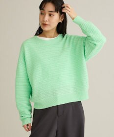 CRAFT STANDARD BOUTIQUE レースボーダーニットプルオーバー