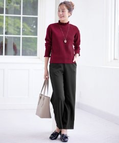 Tiaclasse 【安田美沙子さん着用・選べる2type・洗える】 フリルニットトップス