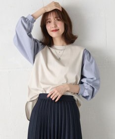 ANY L 【洗濯機可】着映えるシャーリングトップス