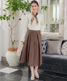 Tiaclasse 【安田美沙子さん着用・選べる2type・洗える】 フリルニットトップス