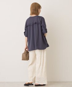 AMERICAN HOLIC バックフリルラウンドカットプルオーバー