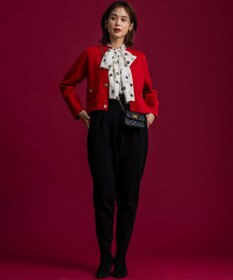 組曲 【組曲×setsuko sagittaire】サジテール釦ニットジャケット