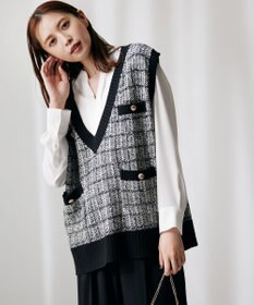 ANY L 【洗濯機可】ツイーディベスト