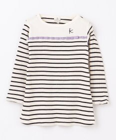 組曲 KIDS 【80-100㎝】レースボーダー トップス