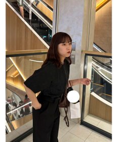 Green Parks AnriettMusee ショート丈ジャガードトップス