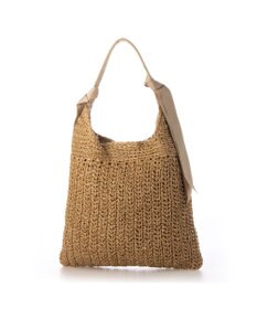 UNBILLION カシュカシュ cachecache / 下がりグログラン柄編みトートバッグ