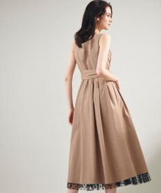 GRACE CONTINENTAL ジップディテールワンピース