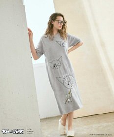 une nana cool トムとジェリー × une nana cool なめらかふわふわワンピース