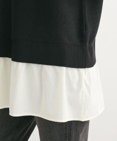 Green Parks 布帛ドッキングニットチュニック