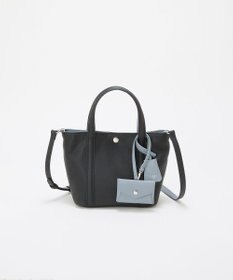 TOPKAPI 【Breath TOPKAPI】DUAL デュアル シュリンクレザー バイカラー トートバッグ チャーム付き