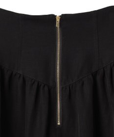 BEIGE， BERNARD / リネン混 ゴールドジップ ハイウエススカート