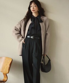 23区 L 【CLASSY.11月号掲載/洗える】ドライ2WAYストレッチ ワイドパンツ