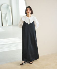 #Newans 【洗濯機可能/シワになりにくい】〈小柄さんにお勧め〉ウェービーカラーブラウス