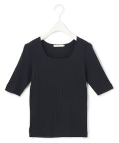 ICB L 【新色追加・洗える】シンセティックハイゲージ 5分袖リブニット