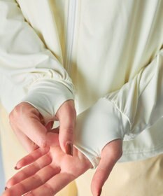 FILA GOLF／marie claire 【marie claire SPORT】スーパーナイロンクール｜フード付きUVラッシュガード