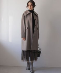 組曲 ウールモッサステンカラー コート