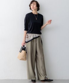 23区 【先行予約】キュプラコットン プルオーバー ニット