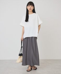 AMERICAN HOLIC 【予約】【WEB限定】イージーケア+接触冷感バックタック半袖プルオーバー