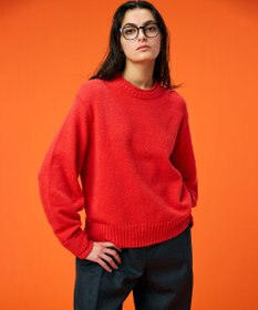 BEIGE， 【洗える】BERTAINA /  配色リンキングクルーネックニット