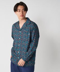 OP／FILA 【Ocean Pacific】プリント長袖オープンネックシャツ