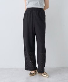 earth music&ecology レースイージーパンツ