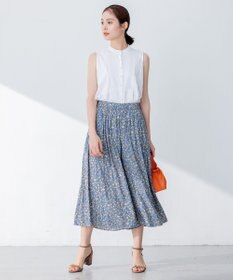 組曲 【洗える】ブラウスライクジャージーノースリーブ カットソー