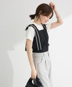 Green Parks ・ｓｗｉｎｇ　ｂｙ　ショルダーリボンノースリーブ