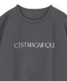 UNFILO BEAUTY FORM ロゴ刺繍 半袖Tシャツ