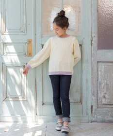 組曲 KIDS 【150-160㎝】リボンボーダー トップス