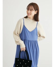 Green Parks フェザーモックネックニットプルオーバー