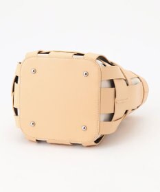 Y'SACCS 【リサイクルレザー】メッシュかごバッグ　small