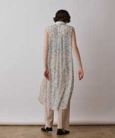 GRACE CONTINENTAL フラワーロングシャツ