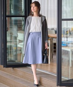 ANY SIS L 【吸水速乾・UVケア】コンフォートジャージー シフォンコンビ カットソー