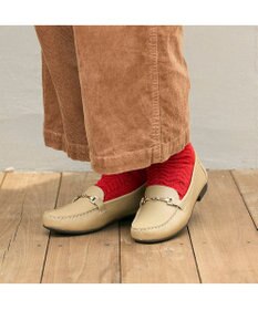 ing <ing>【3E】【サスティナブル】ビット付きモカシューズ