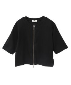 earth music&ecology カットリブＷジップカーディガン