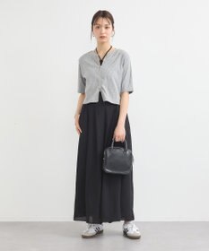 earth music&ecology カットリブＷジップカーディガン