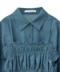 Green Parks ・ＥＬＥＮＣＡＲＥ　ＤＵＥ　ビスチェ付ショートシャツ