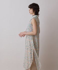 GRACE CONTINENTAL フラワーロングシャツ