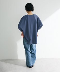 Green Parks ７分袖ミニ裏毛ドルマンロゴプルオーバー