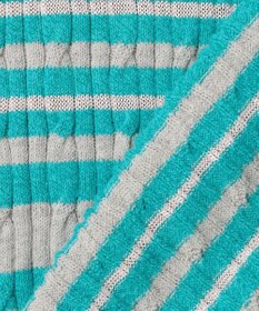 J.PRESS YORK STREET 【WOMEN】コットンボーダー ニットポロシャツ