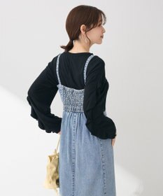 Green Parks ・ＥＬＥＮＣＡＲＥ　ＤＵＥ　デニムＷ－ＺＩＰジャンスカ