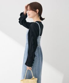 Green Parks ・ＥＬＥＮＣＡＲＥ　ＤＵＥ　デニムＷ－ＺＩＰジャンスカ