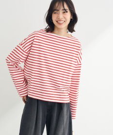 Green Parks ボックスシルエットボーダープルオーバー