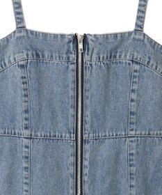 Green Parks ・ＥＬＥＮＣＡＲＥ　ＤＵＥ　デニムＷ－ＺＩＰジャンスカ