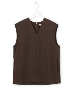 ICB L FluidBackSatin Vネックジレ