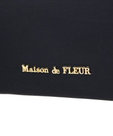 Maison de FLEUR リボンチャーム付き3ルームトートバッグ