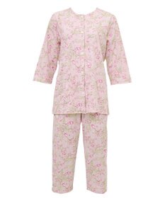 Wing 【数量限定　特別価格】　パジャマ　７分袖・８分丈ズボン　綿100％　天竺素材　やわらかな肌ざわり　ウイング／ワコール　EP8972