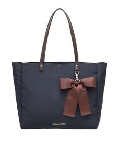 Maison de FLEUR リボンチャーム付き3ルームトートバッグ