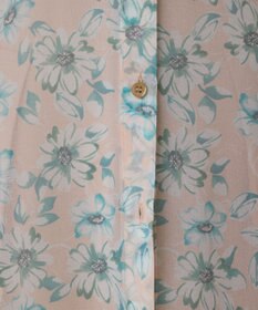 GRACE CONTINENTAL フラワーロングシャツ